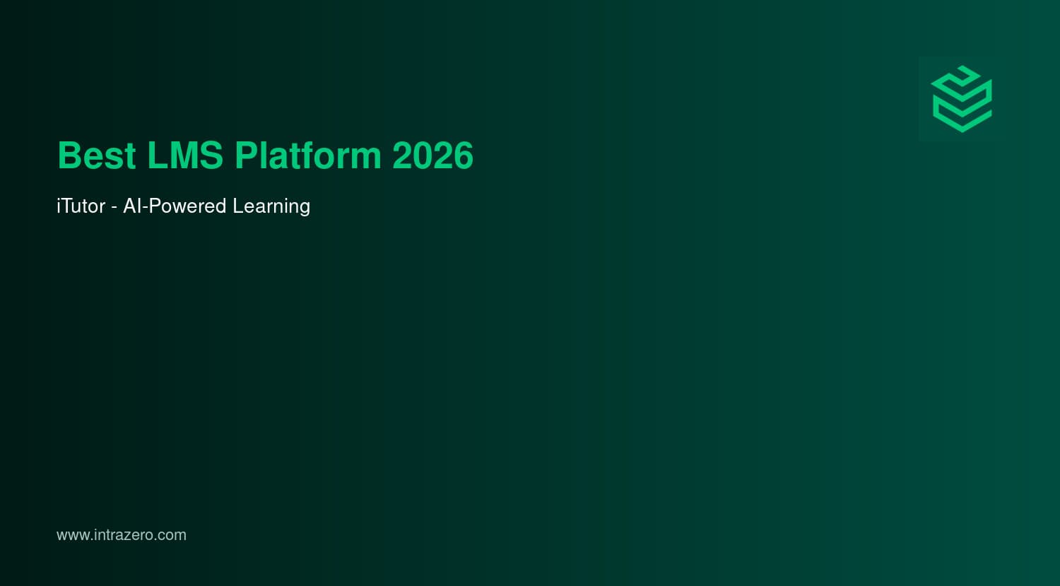 أفضل منصة إدارة تعلم في 2026: لماذا يتصدر iTutor التعلم بالذكاء الاصطناعي